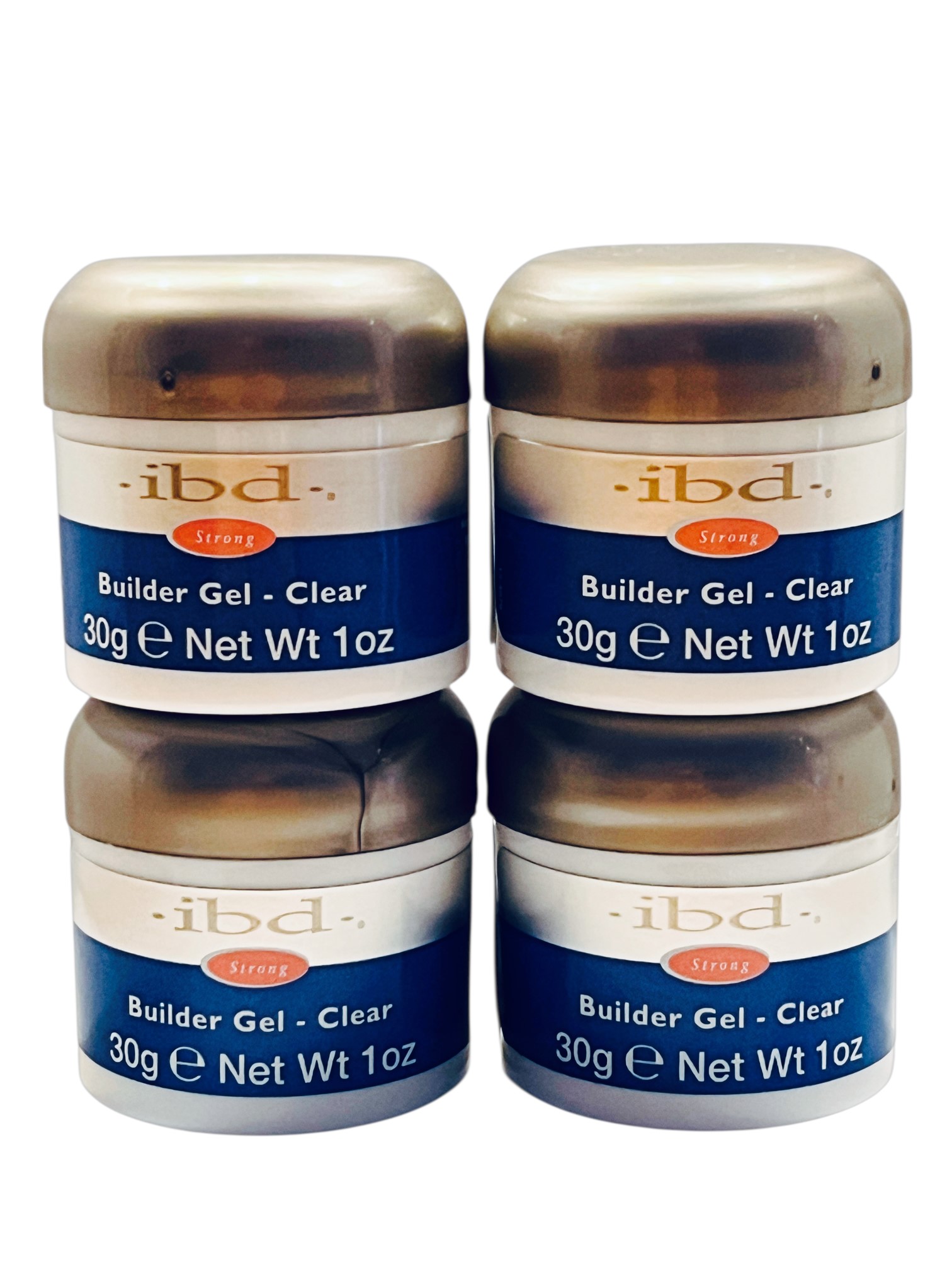 IBD Builder Gel Clear 30 g 4er Set